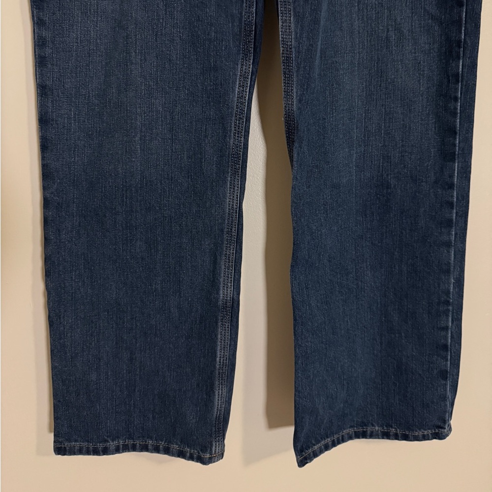Carhartt Mens Jeans Size 36x32 Blue Relaxed Fit Dark Wash Denim Classic Style - Picture 3 of 8